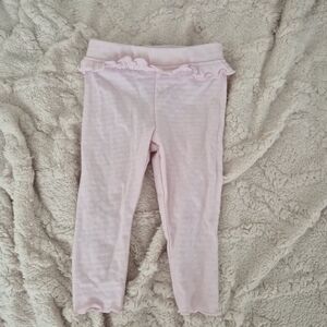 Light Pink Ruffle Baby Leggings
